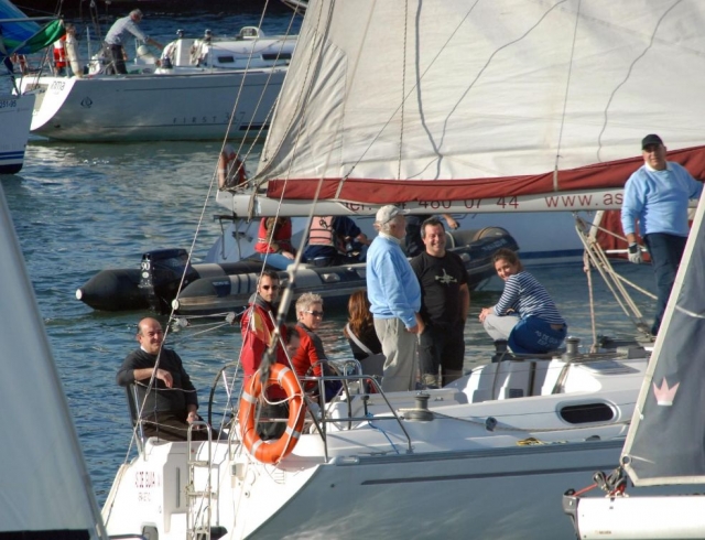  Compartilhando horas no barco 